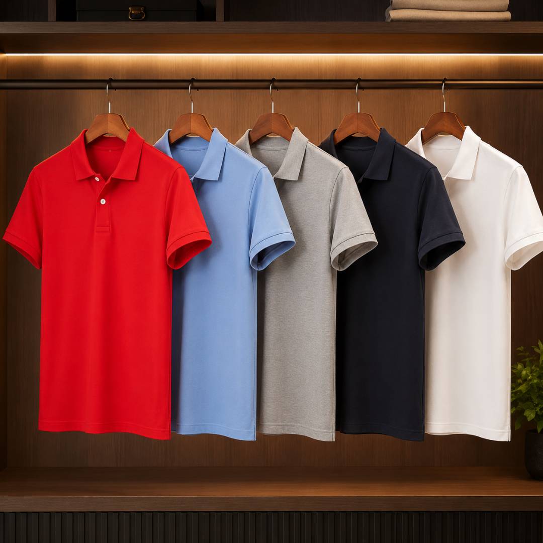 Pack Of 5 Polo T-shirt COMBO