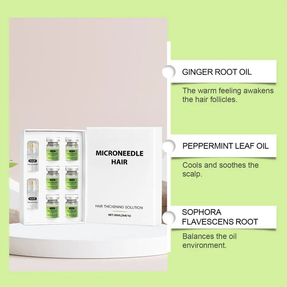 Hair Roller Serum Gentle nourishes the scalp Strong Hair Root Anti Hair Loss Hair Care Set  Daily Care Scalp Serum