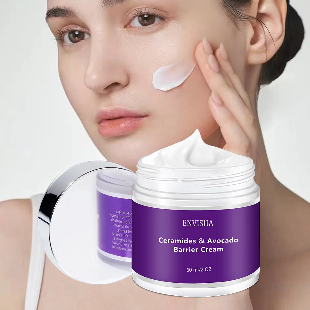 Beauty Health Facial Cream Ceramides Avocado Barrier Skin Care Anti-Wrinkle Aging Moisturizing Shrink Pores Whitening Firming