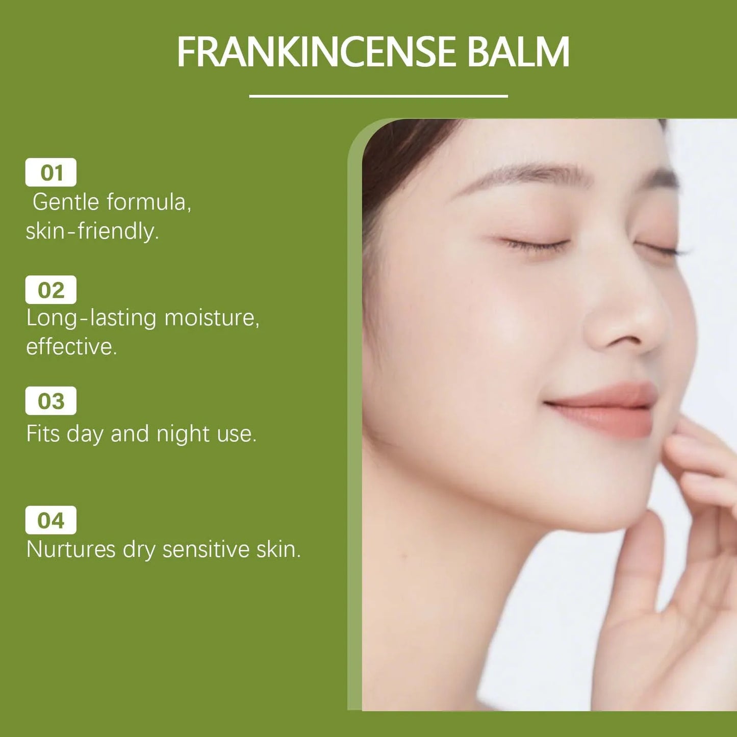 Face Rejuvenation Cream Relieve Dry Rough Dullness Remove Fine Lines Lift Facial Moisturizer Frankincense Skin Lightening Cream